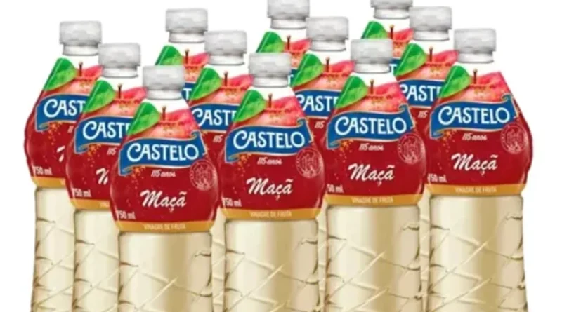 Anvisa determina recolhimento de vinagre de maçã da Castelo
