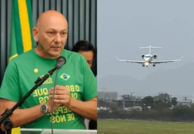 ‘Caranguejando’: avião com Luciano Hang pousa ‘de lado’; VÍDEO ‘Caranguejando’: avião com Luciano Hang pousa ‘de lado’; VÍDEO