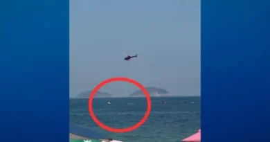 Vídeo: Avião monomotor cai na praia de Copacabana