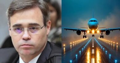 Avião com André Mendonça tem decolagem abortada após falha mecânica Avião com André Mendonça tem decolagem abortada após falha mecânica
